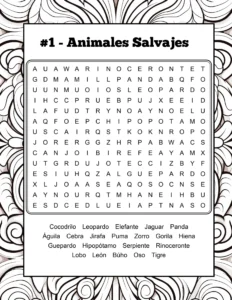 Spanish Word Search Book for Adults page 3