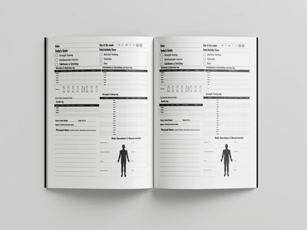 Workout Log Book for Men P 2