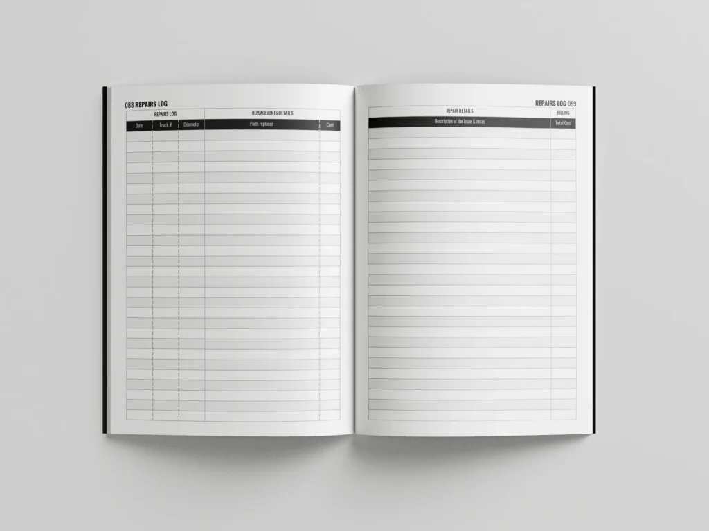 Truck Driver Log Book pag 5