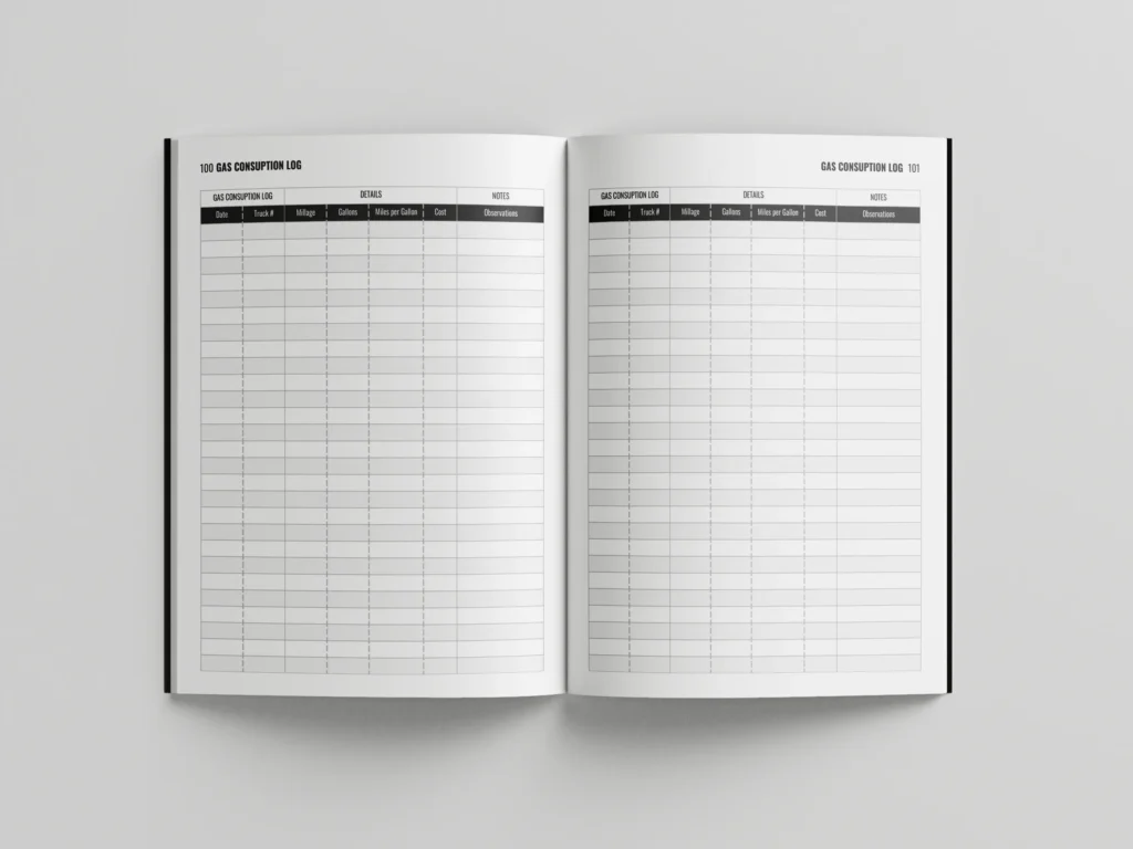 Truck Driver Log Book pag 7