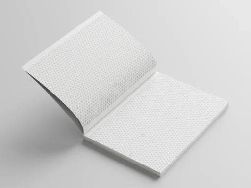 isometric paper notebook