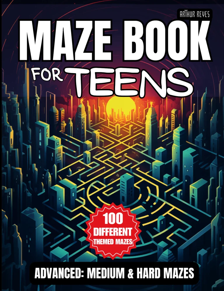 MAZE BOOK FOR TEENS