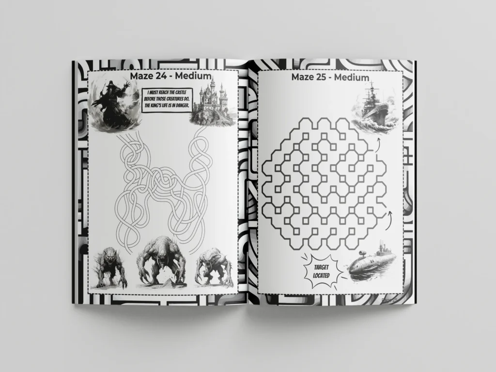 Maze book for teens p2
