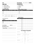 Workout log book for women normal page