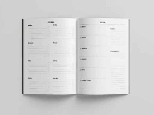 Workout log book for women p4