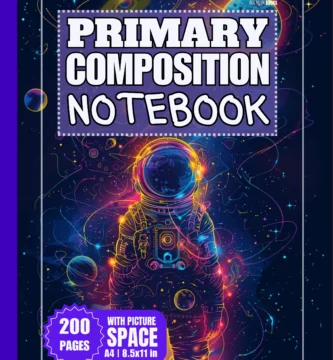 Primary composition notebook with picture space Cover