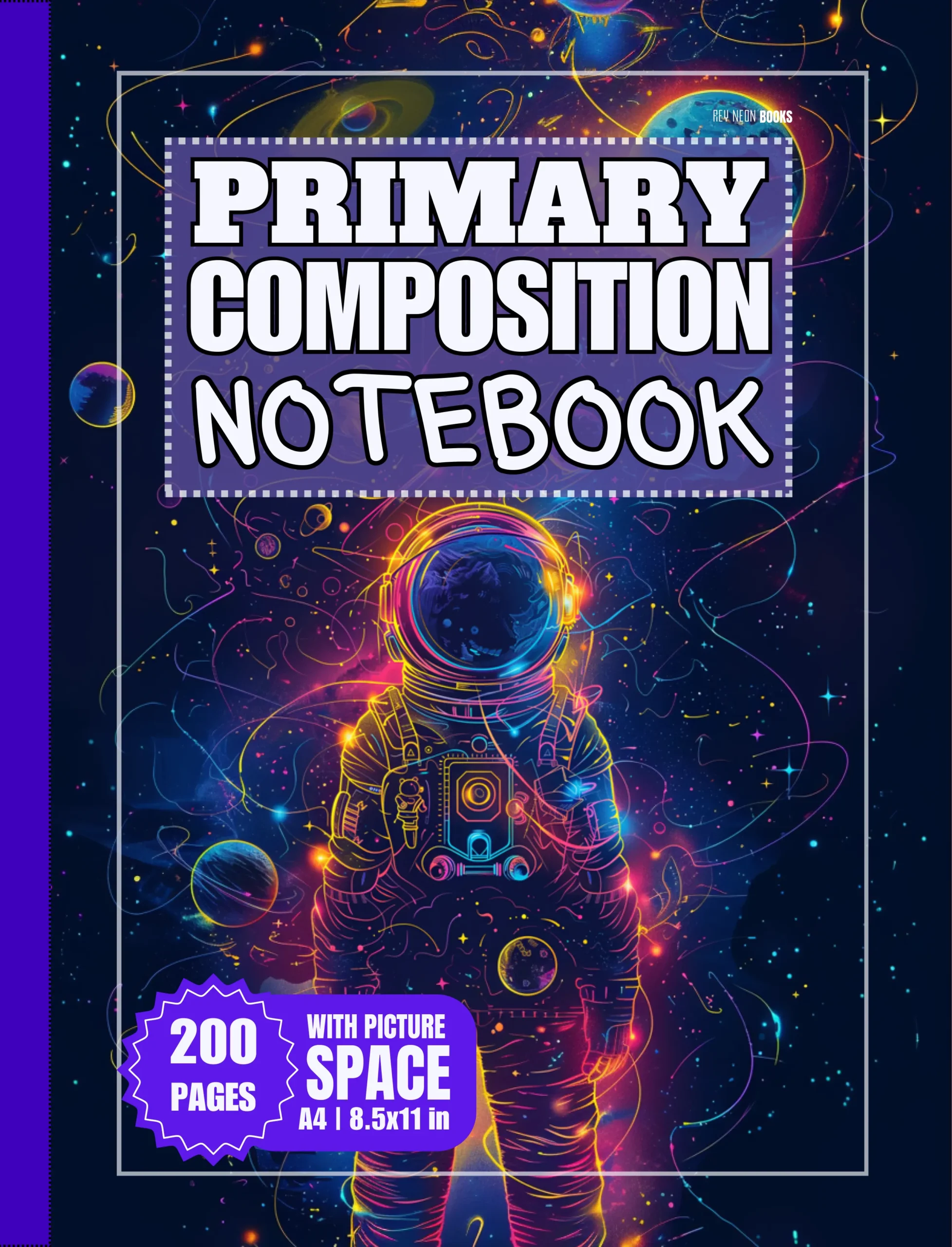 Primary composition notebook with picture space Cover